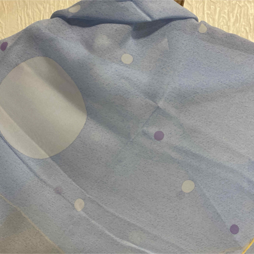 BVLGARI(ブルガリ)のブルガリ　シルク100%水色スカーフ(未使用、実家保管品) レディースのファッション小物(バンダナ/スカーフ)の商品写真