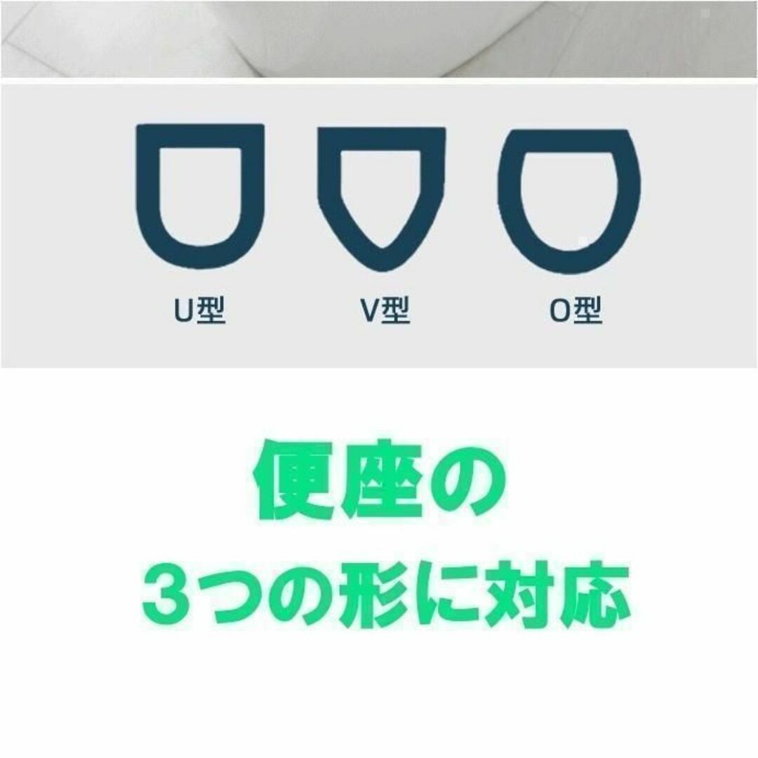 便座カバー　灰色　グレー　シンプル　トイレ　カバー　簡単装着　感染対策　579 インテリア/住まい/日用品の日用品/生活雑貨/旅行(日用品/生活雑貨)の商品写真