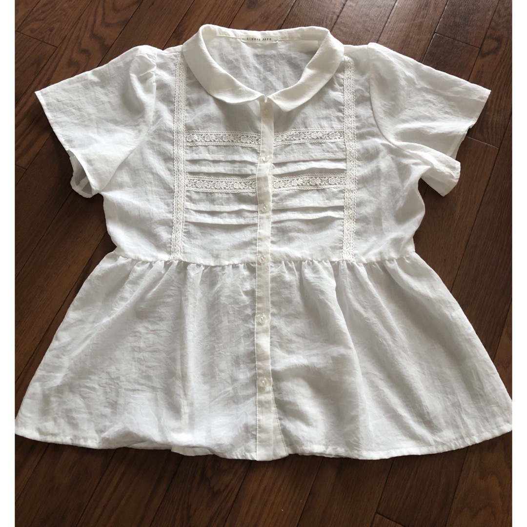 ローリーズファーム　白ブラウス メンズのトップス(Tシャツ/カットソー(半袖/袖なし))の商品写真