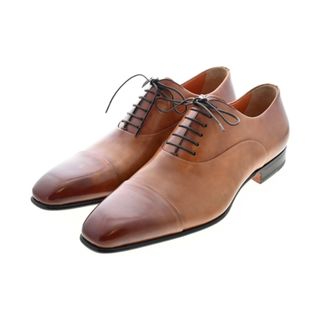 サントーニ(Santoni)のSANTONI ビジネス・ドレスシューズ UK7(25.5cm位) 茶 【古着】【中古】(ドレス/ビジネス)