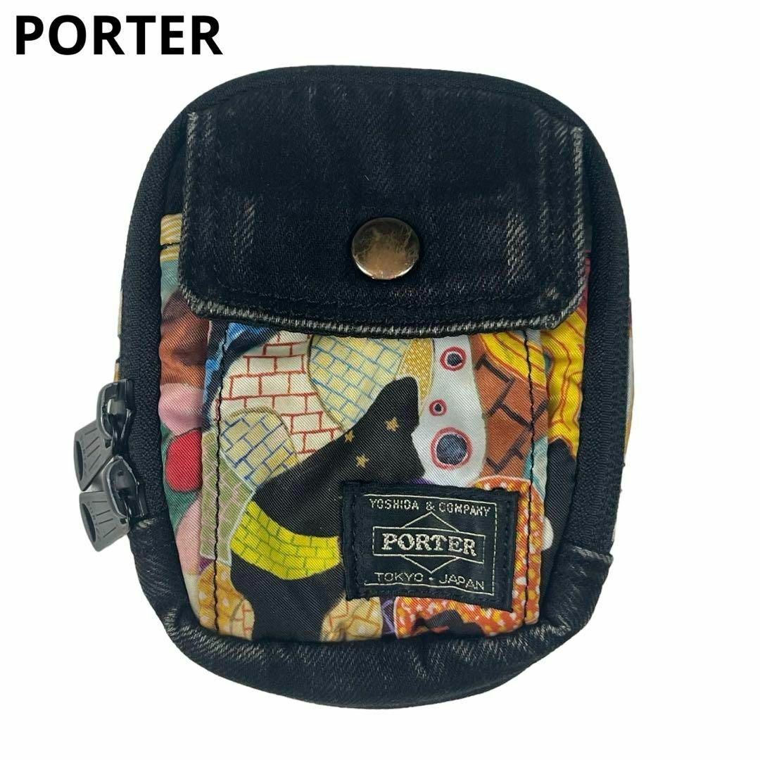 PORTER(ポーター)のDIESEL ×ポーター PORTERx 横尾忠則 ポーチ 傷みあり メンズのバッグ(その他)の商品写真