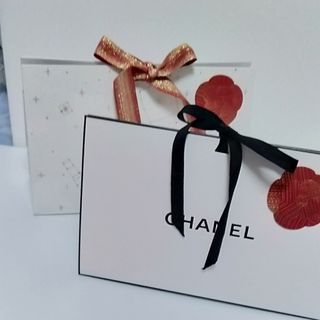 シャネル(CHANEL)の「17ショップ袋」シャネル ボックス型ショップ袋 2枚セット(ショップ袋)