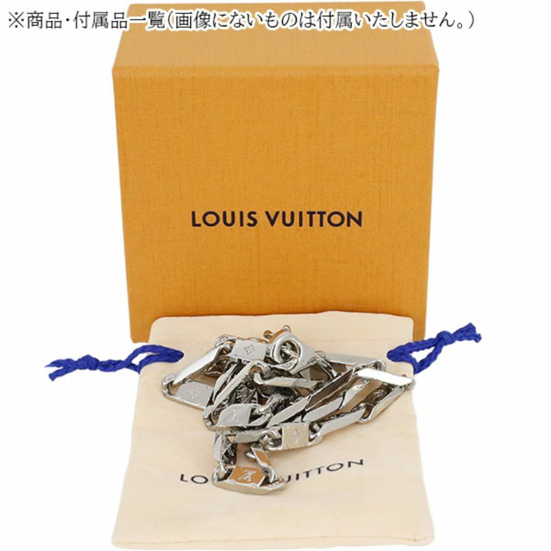 LOUIS VUITTON(ルイヴィトン)のルイヴィトン ネックレス アクセサリー メンズ レディース モノグラム シルバー 新品 1631 メンズのアクセサリー(ネックレス)の商品写真