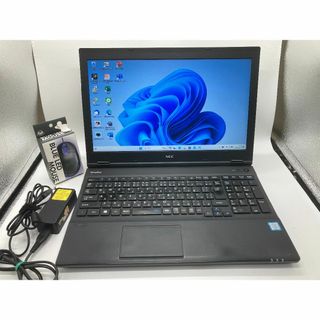 エヌイーシー(NEC)のNEC VK24MX-U Corei5-6300U SSD256GB2017年製(ノートPC)