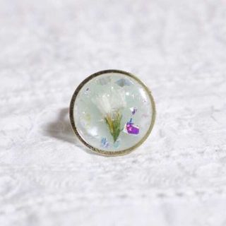 フラワー(flower)のflower♥︎ring スターチス×きらきら(リング)