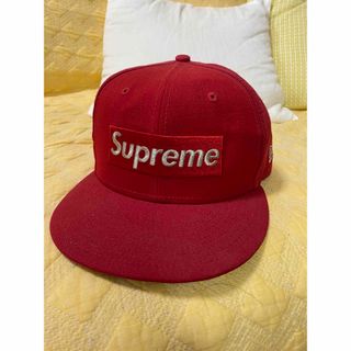 シュプリーム(Supreme)のSupreme キャップ　赤(キャップ)