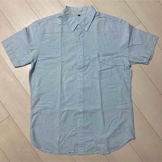 MUJI (無印良品) - 無印 ボタンダウン 半袖シャツ XL