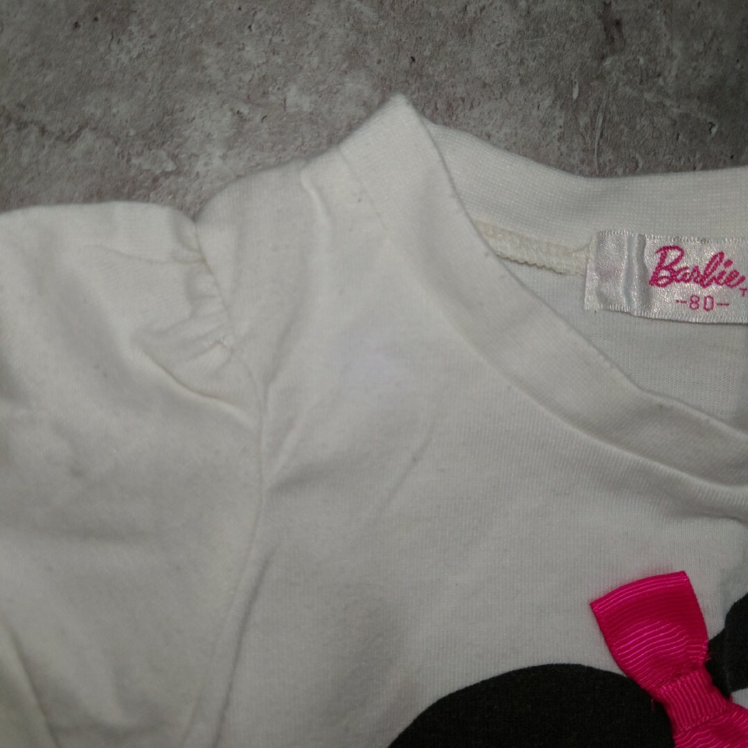 Barbie(バービー)のBarbieバービー♡Tシャツ キッズ/ベビー/マタニティのベビー服(~85cm)(Ｔシャツ)の商品写真