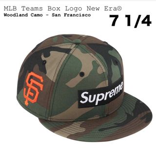 シュプリーム(Supreme)のSupreme MLB Teams Box Logo New Era 7 1/4(キャップ)