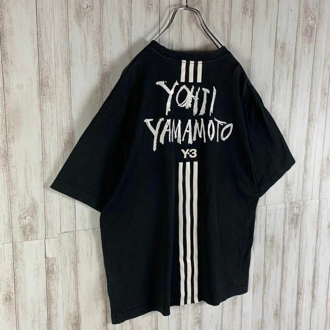 Y-3(ワイスリー)の【超希少モデル】Y-3 ワイスリー バックプリント 希少 スリーライン Tシャツ メンズのトップス(Tシャツ/カットソー(半袖/袖なし))の商品写真