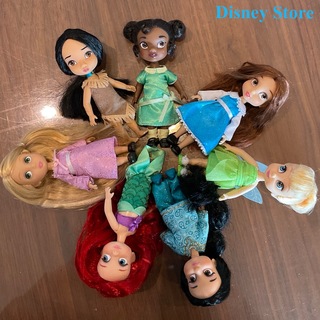 Disney - ディズニー　ミニアニメーターズドール　プリンセスセット