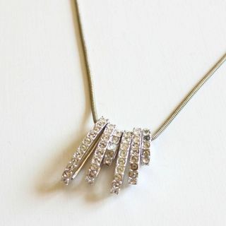 スワロフスキー(SWAROVSKI)のスワロフスキー 6連リングネックレス(ネックレス)