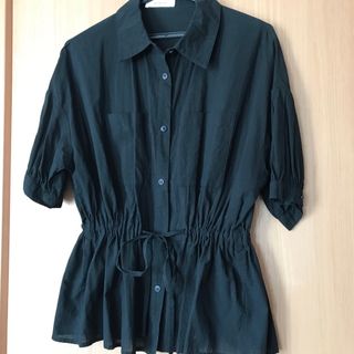 marpione ／マルピオーネ 綿100%半袖ブラウス【used】(Tシャツ(半袖/袖なし))