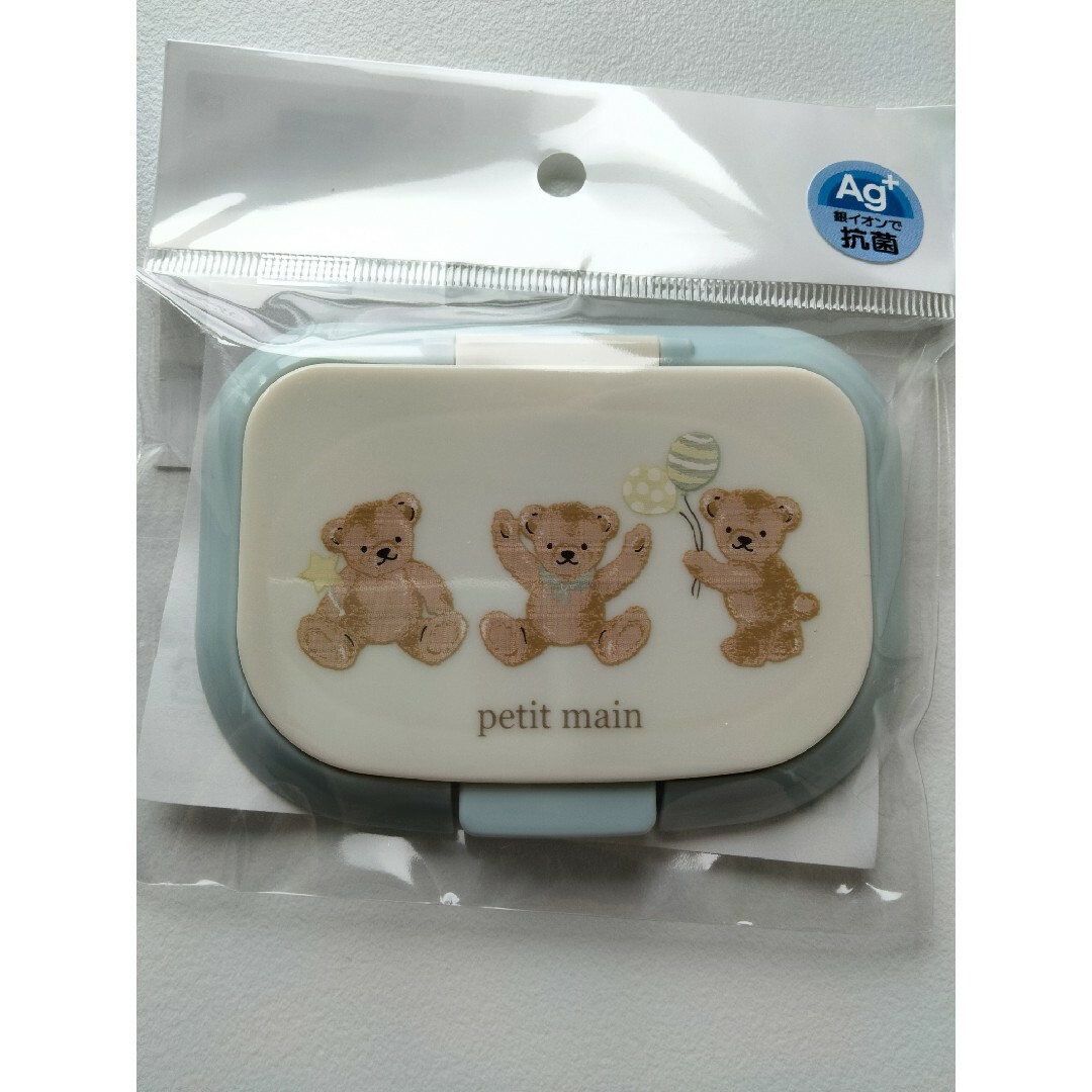 petit main(プティマイン)のryuchi様専用　petitmain　ウェットティッシュの蓋　４個セット キッズ/ベビー/マタニティのおむつ/トイレ用品(ベビーおしりふき)の商品写真