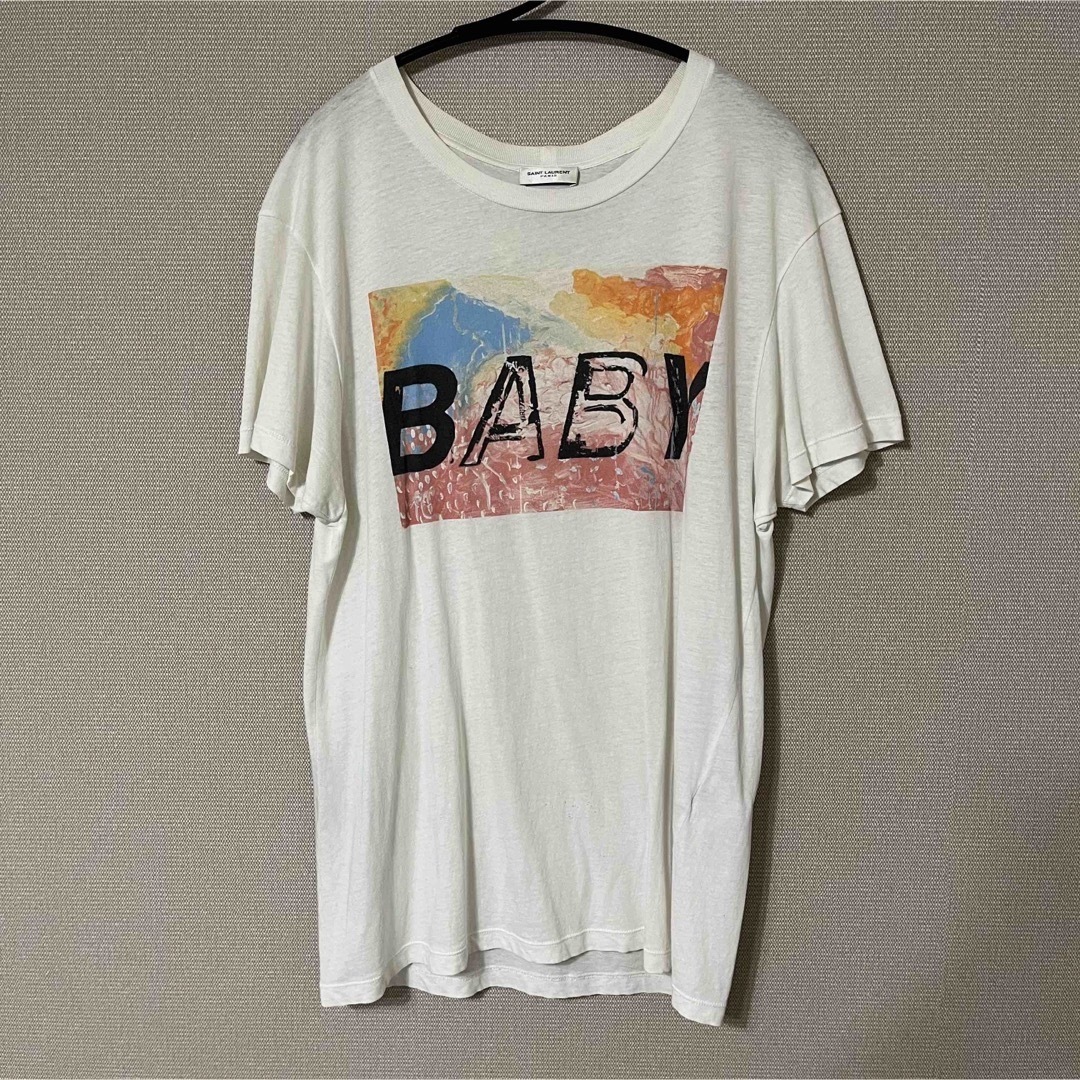 Saint Laurent(サンローラン)のSAINT LAURENT PARIS babyプリント Tシャツ 16SS メンズのトップス(Tシャツ/カットソー(半袖/袖なし))の商品写真