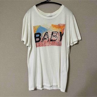 SAINT LAURENT PARIS babyプリント Tシャツ 16SS