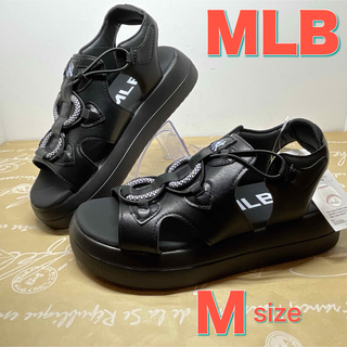メジャーリーグベースボール(MLB)の新品タグ付き MLB メジャーリーグベースボール スポーツサンダル ブラック M(サンダル)