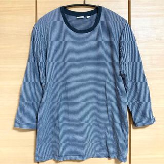 ユニクロ(UNIQLO)のユニクロ 七分丈Tシャツ ボーダー 七分袖 ボーダーT UNIQLO(Tシャツ/カットソー(七分/長袖))