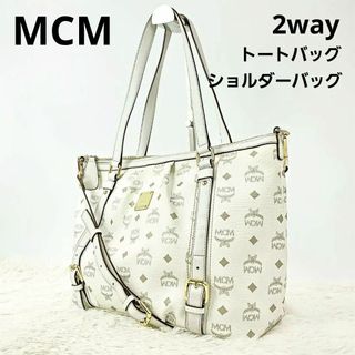 エムシーエム(MCM)の③MCM エムシーエム ヴィセトス柄 2way トートバッグ ショルダーバッグ(トートバッグ)