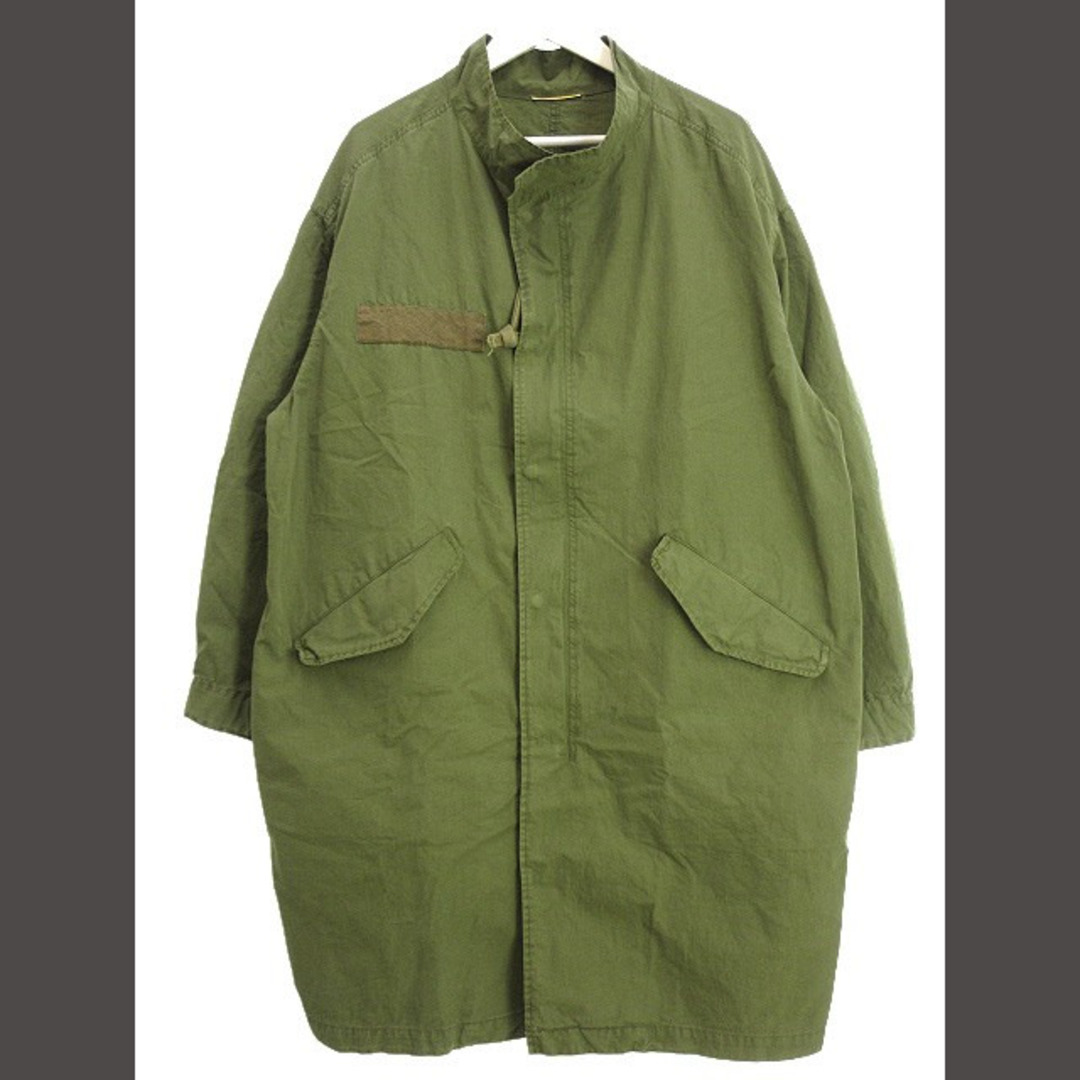 DEUXIEME CLASSE(ドゥーズィエムクラス)のドゥーズィエムクラス military coat モッズコート カーキ 22SS レディースのジャケット/アウター(モッズコート)の商品写真