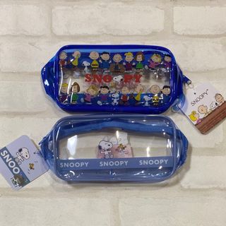 ピーナッツ(PEANUTS)の新品 SNOOPY  角型ポーチ  2個セット スヌーピー 水中メガネケース(キャラクターグッズ)