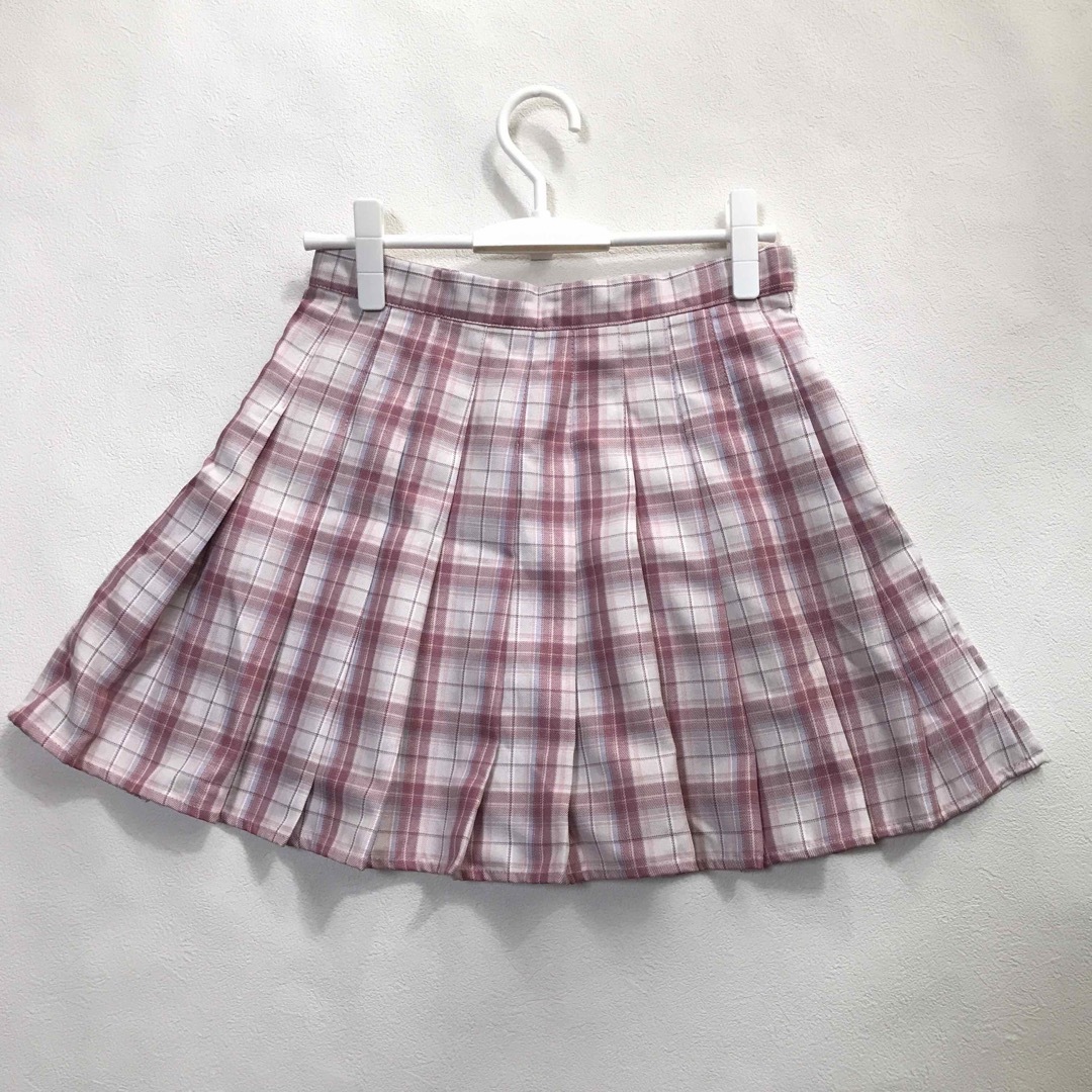ROMWE 格子 プリント プリーツスカート レディースのスカート(ひざ丈スカート)の商品写真