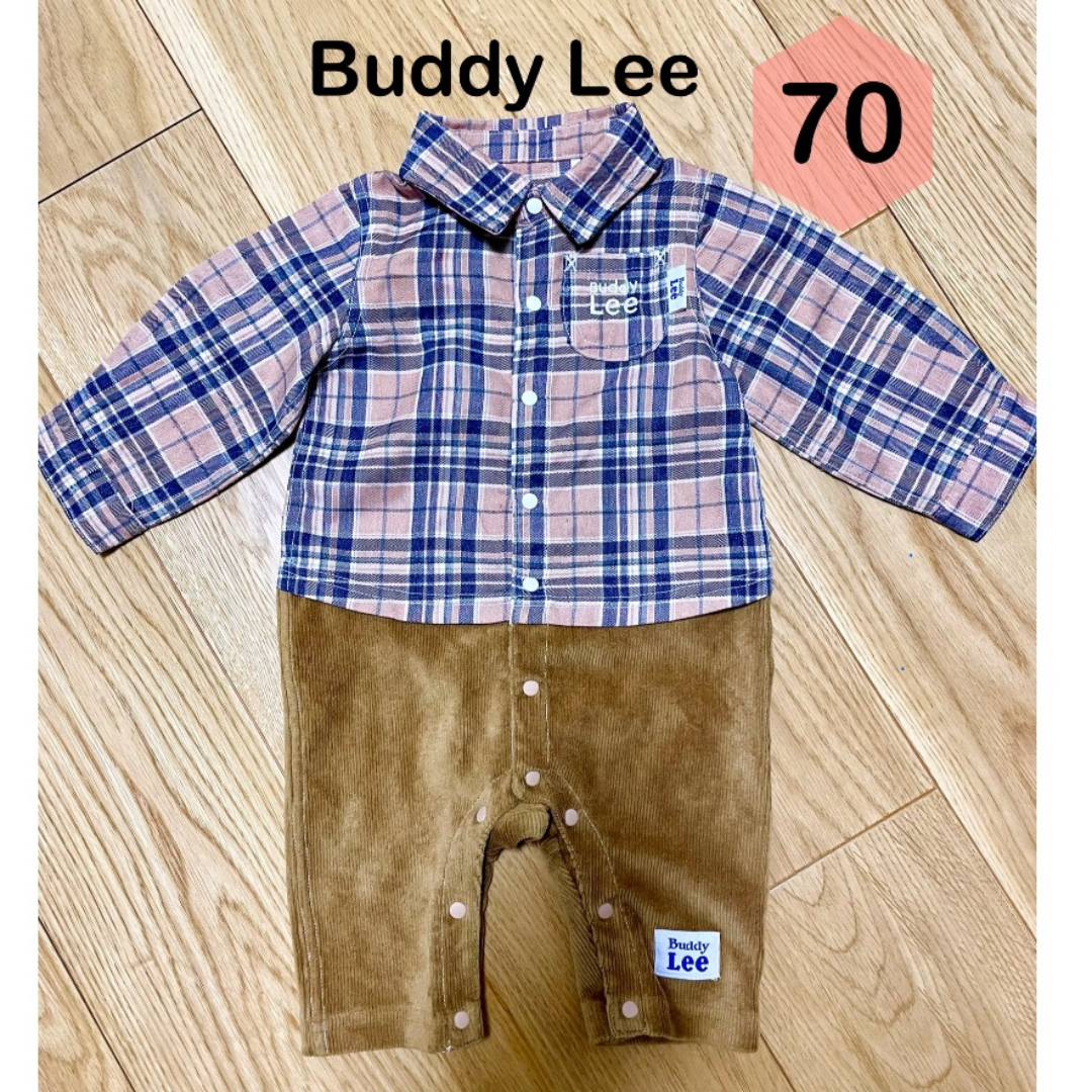 Lee(リー)のBuddy Lee 長袖ロンパース 70cm キッズ/ベビー/マタニティのベビー服(~85cm)(ロンパース)の商品写真