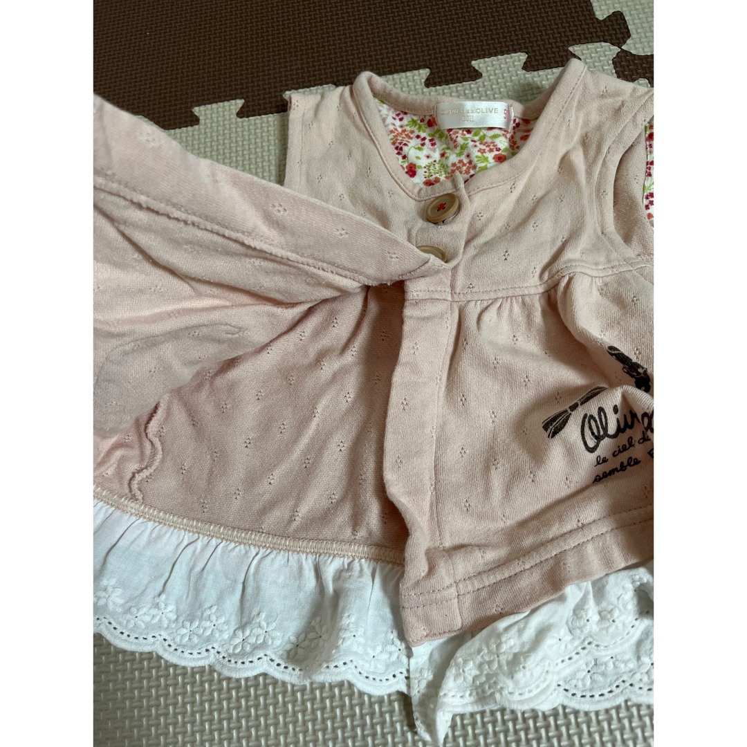 可愛い夏服 キッズ/ベビー/マタニティのキッズ服女の子用(90cm~)(Tシャツ/カットソー)の商品写真