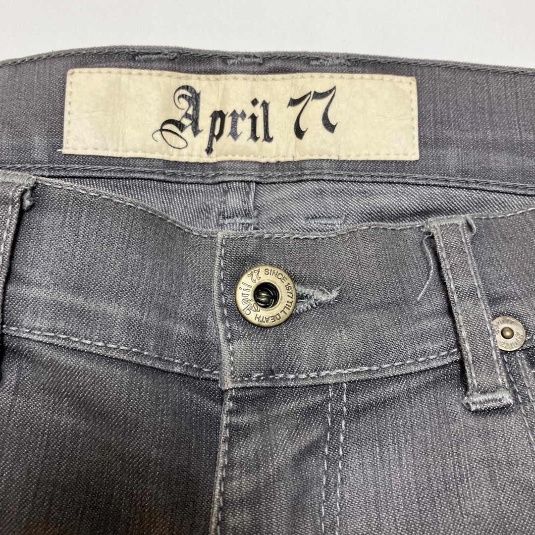 April77(エイプリルセブンティセブン)のApril77 JOEY Colordrive Gris size 30 メンズのパンツ(デニム/ジーンズ)の商品写真