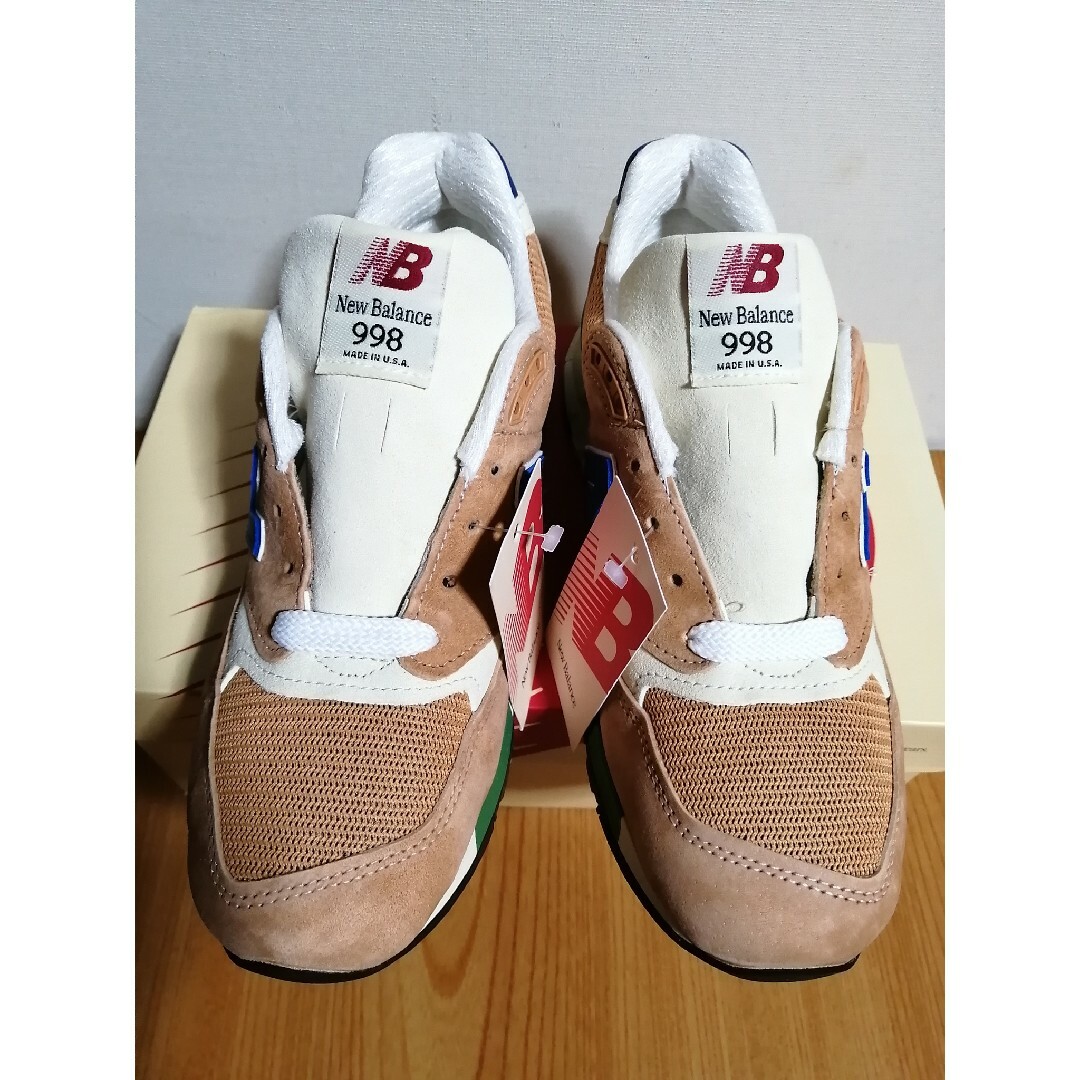 New Balance(ニューバランス)のus6.5 24.5cm ニューバランス U998OB オレンジ 未使用品 レディースの靴/シューズ(スニーカー)の商品写真