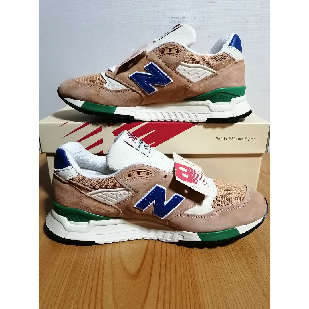 New Balance(ニューバランス)のus6.5 24.5cm ニューバランス U998OB オレンジ 未使用品 レディースの靴/シューズ(スニーカー)の商品写真