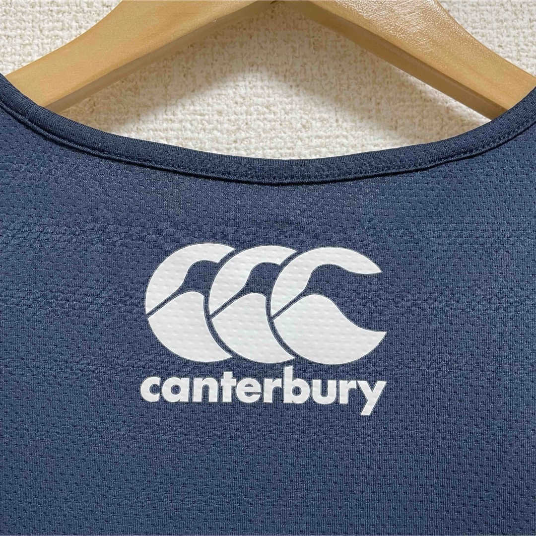 CANTERBURY(カンタベリー)のカンタベリー　タンクトップ　ノースリーブ　トレーニング　ネイビー スポーツ/アウトドアのスポーツ/アウトドア その他(ラグビー)の商品写真