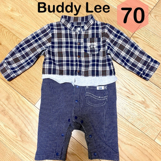 リー(Lee)のBuddy Lee 長袖ロンパース70cm(ロンパース)