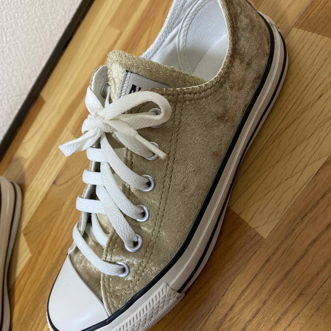 ALL STAR（CONVERSE）(オールスター)のコンバース　オールスター スニーカー　23.5 CA ベルベット OX 靴 レディースの靴/シューズ(スニーカー)の商品写真