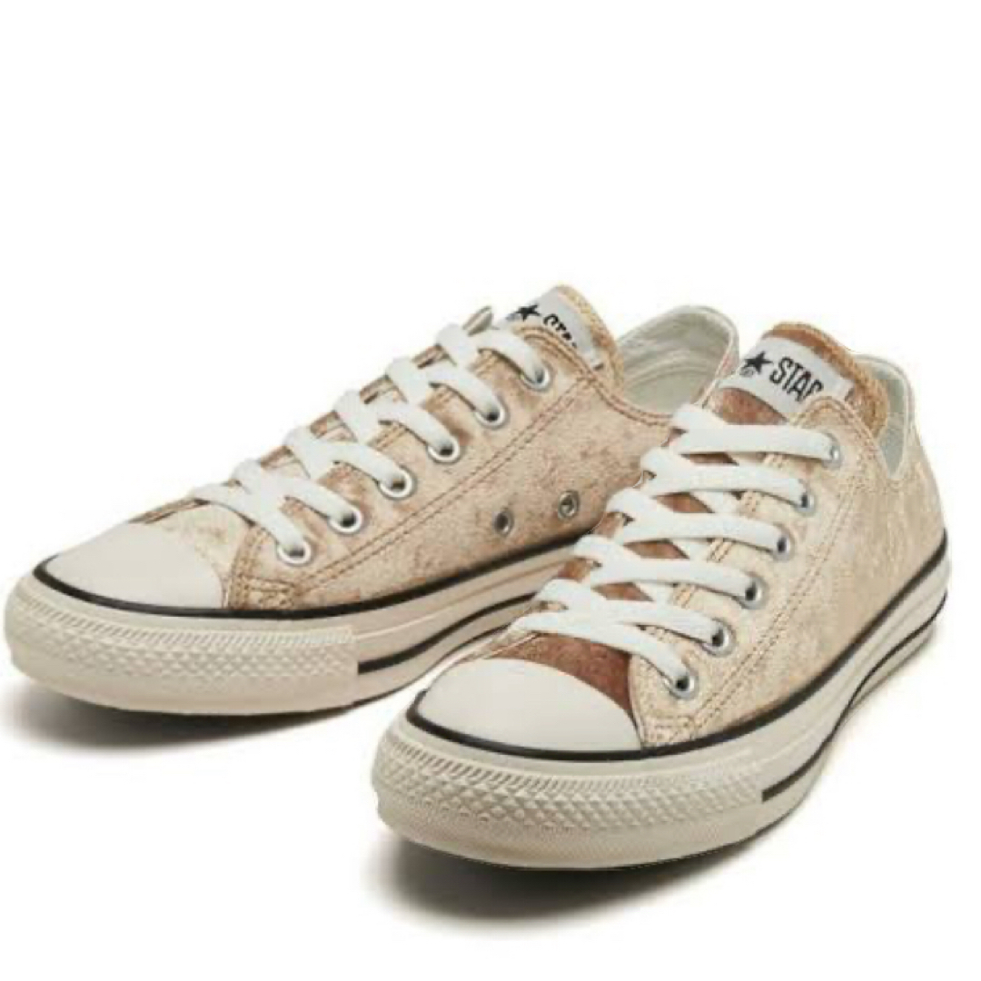 ALL STAR（CONVERSE）(オールスター)のコンバース　オールスター スニーカー　23.5 CA ベルベット OX 靴 レディースの靴/シューズ(スニーカー)の商品写真