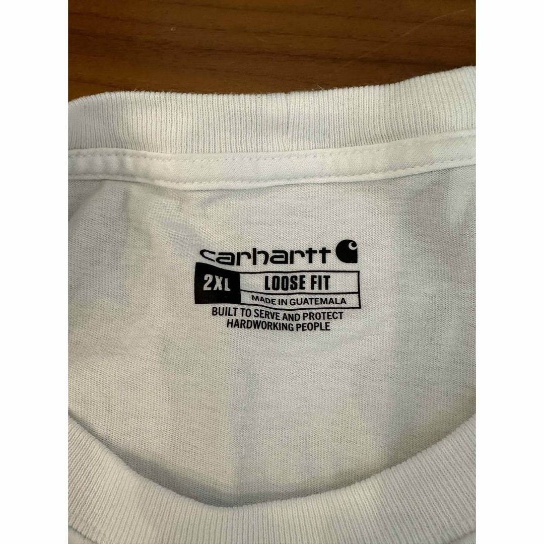 carhartt(カーハート)のカーハート　ポケットTシャツ　ホワイト メンズのトップス(Tシャツ/カットソー(半袖/袖なし))の商品写真