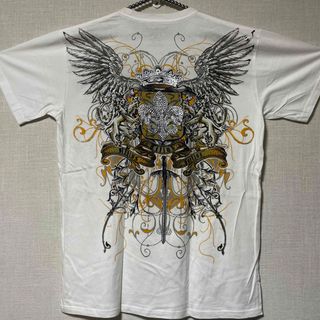 エドハーディー(Ed Hardy)のKonflic Royal Legacy USA製Tシャツ XXL 新品未使用品(Tシャツ/カットソー(半袖/袖なし))