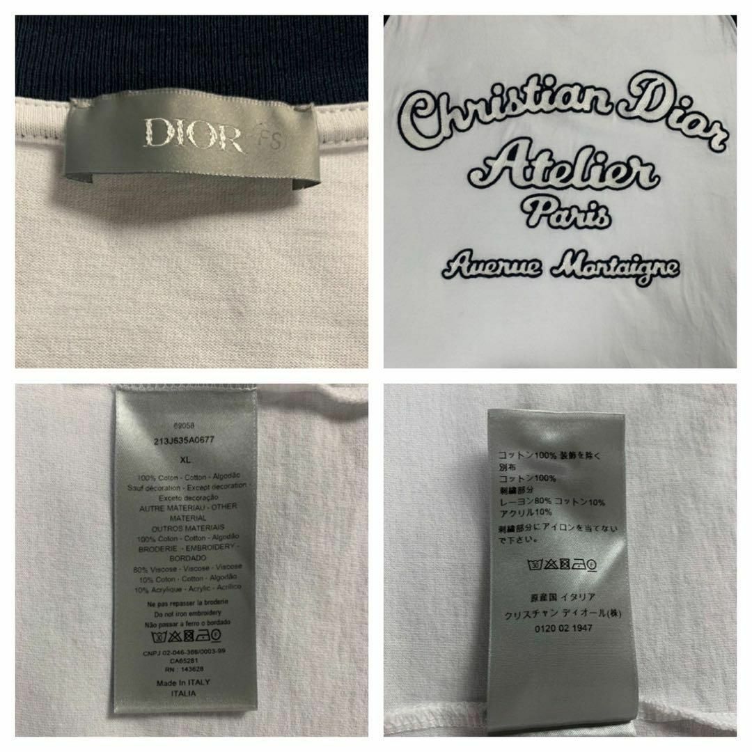 Christian Dior(クリスチャンディオール)の【最高級の逸品】ChristianDior ディオール アトリエ XL Tシャツ メンズのトップス(Tシャツ/カットソー(半袖/袖なし))の商品写真