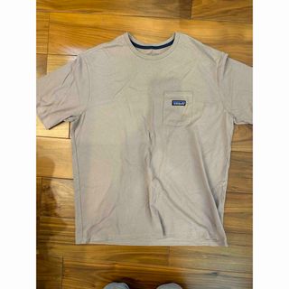 パタゴニア(patagonia)のパタゴニア　ポケットTシャツ　ベージュ(Tシャツ/カットソー(半袖/袖なし))