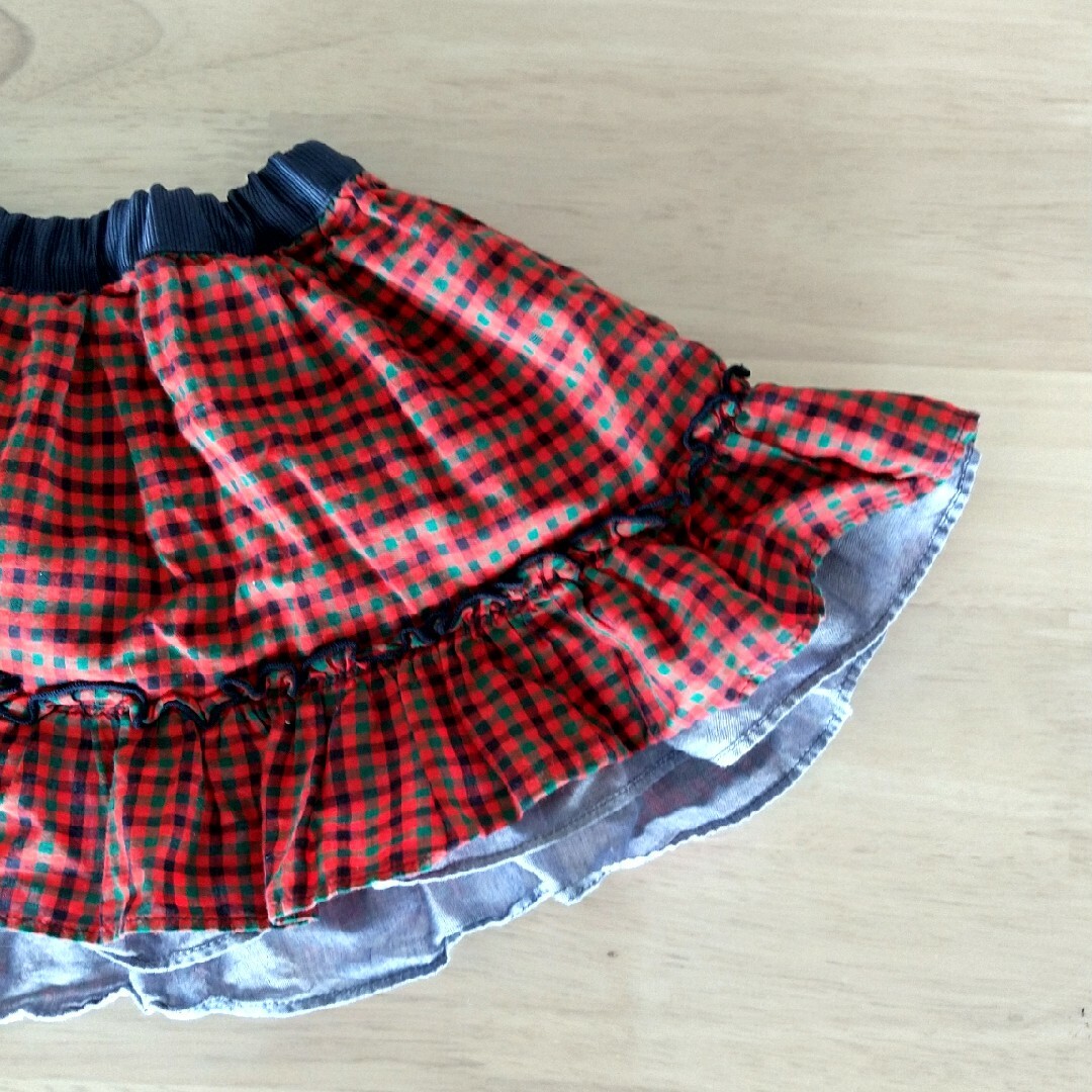 familiar(ファミリア)のリバーシブルスカート 80cm キッズ/ベビー/マタニティのベビー服(~85cm)(スカート)の商品写真