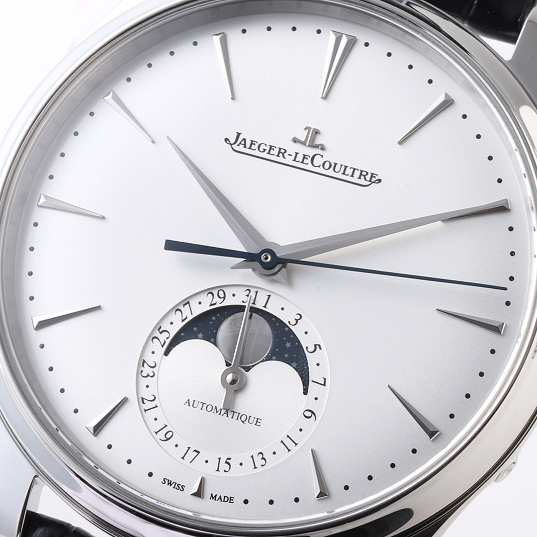 Jaeger-LeCoultre(ジャガールクルト)のジャガールクルト マスターウルトラスリム ムーン Q1368430(109.8.A5.S) メンズ 中古 腕時計 メンズの時計(腕時計(アナログ))の商品写真