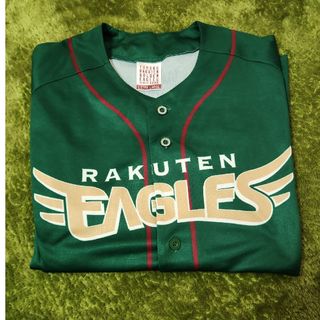 トウホクラクテンゴールデンイーグルス(東北楽天ゴールデンイーグルス)の楽天イーグルス　EAGLES EARTH GREEN 2023ユニフォーム　XL(応援グッズ)