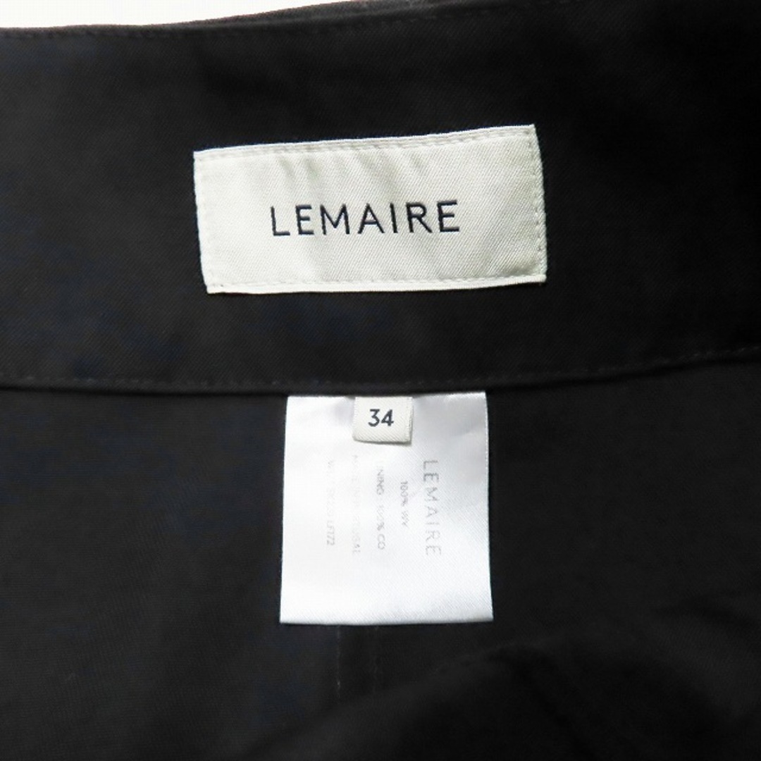 LEMAIRE(ルメール)のルメール LEMAIRE ウール スリム ロングスカート ボトムス 黒 レディースのスカート(ロングスカート)の商品写真