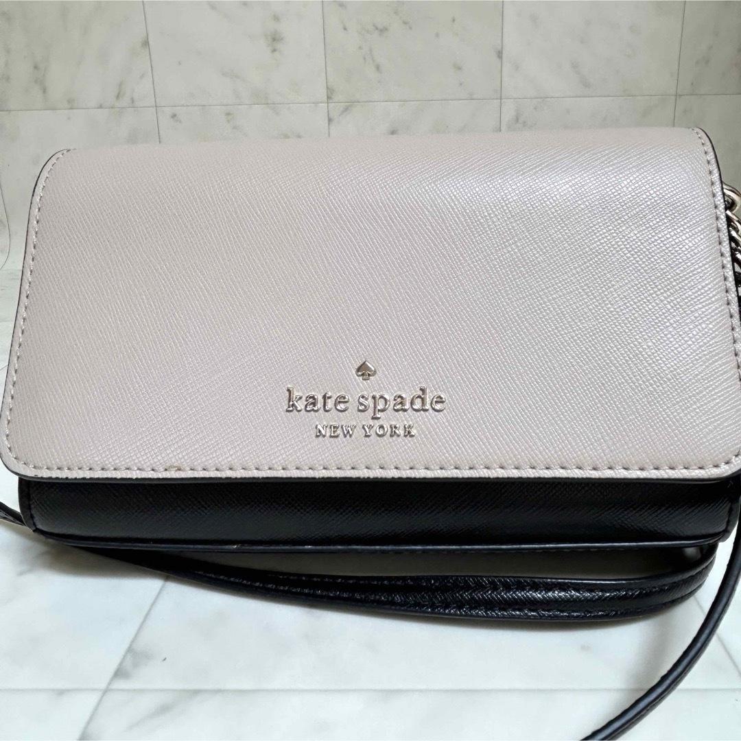 kate spade new york(ケイトスペードニューヨーク)の美品★ kate spade  ショルダーウォレット クラッチバッグ  2Way レディースのバッグ(ショルダーバッグ)の商品写真