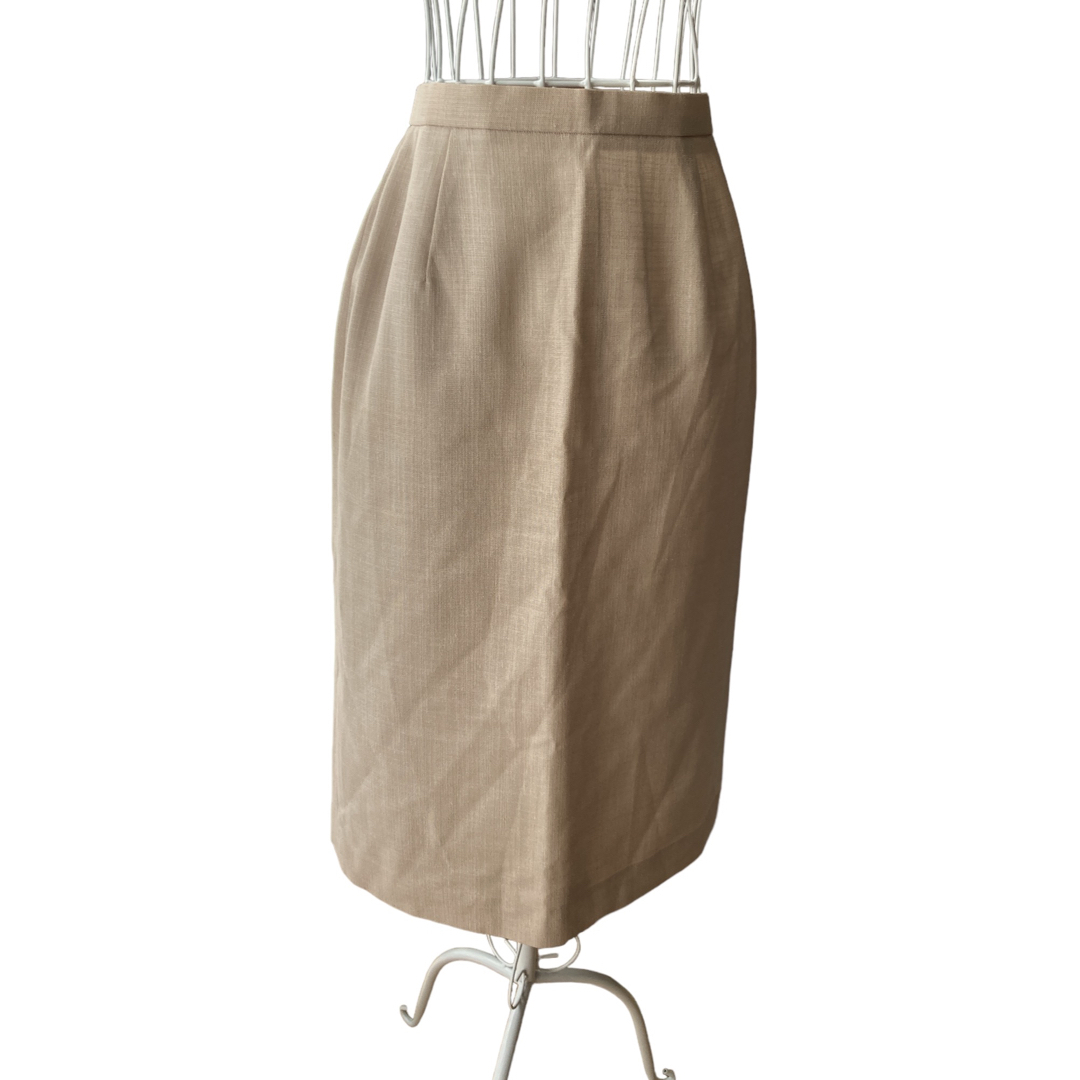 KORET スカート ひざ丈 タイト ベージュ オフィス カジュアル レディースのスカート(ひざ丈スカート)の商品写真