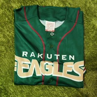 トウホクラクテンゴールデンイーグルス(東北楽天ゴールデンイーグルス)の楽天イーグルス　EAGLES EARTH GREEN 2023ユニフォーム　Mサ(応援グッズ)