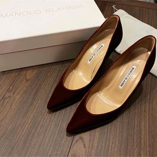 MANOLO BLAHNIK - 【新品】マノロブラニク　キエッタ　ブラウン