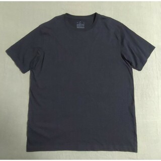 MUJI (無印良品) - 無印良品 天竺編み クルーネック Tシャツ ブラック XL