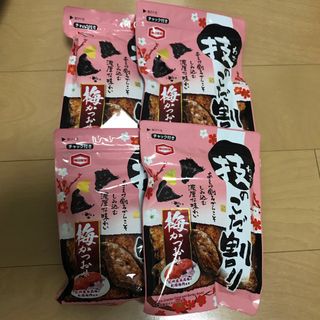 亀田製菓 - 亀田製菓　技のこだ割り　梅かつお味(大) 110g ×4袋　販路限定販売商品