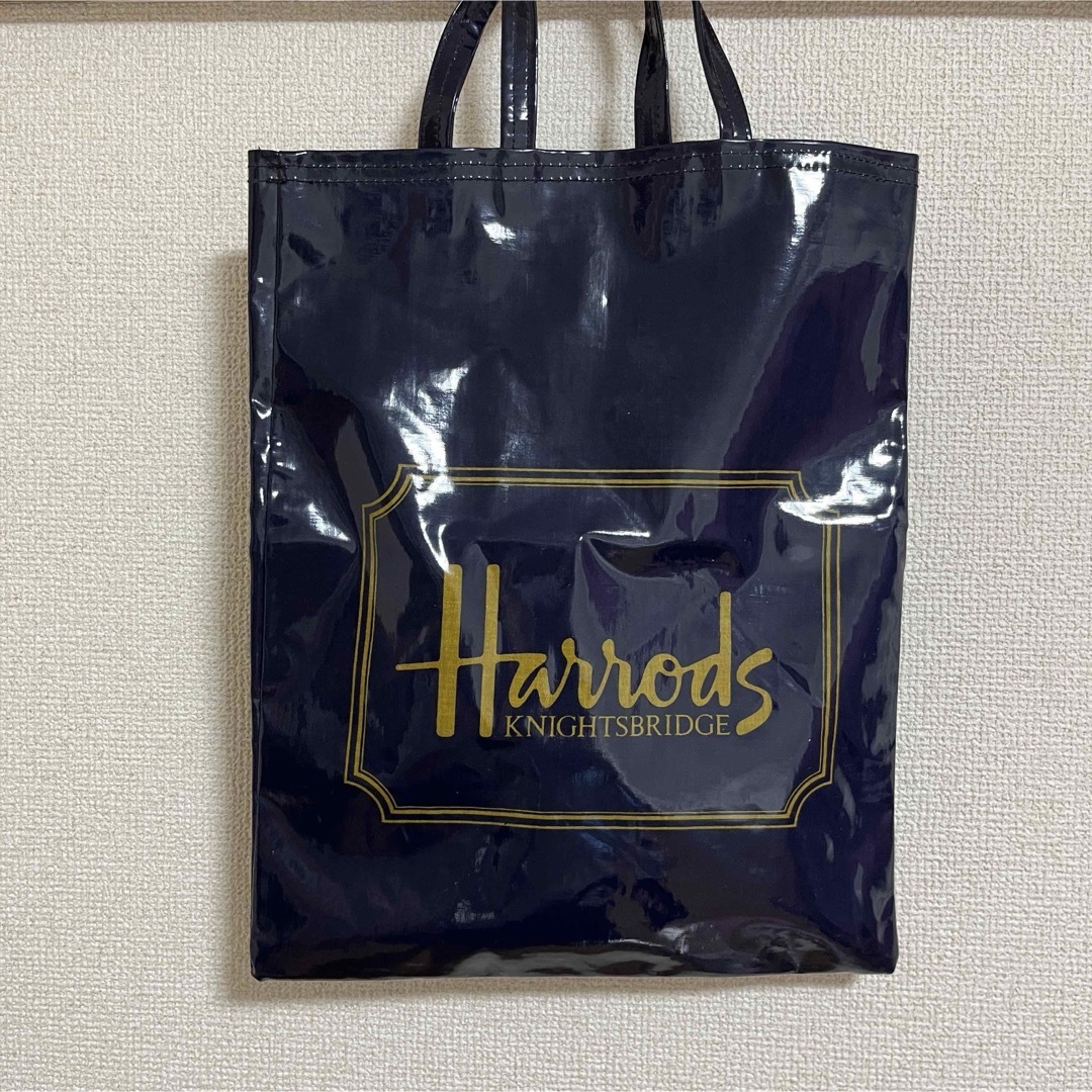 Harrods(ハロッズ)のハロッズ ロゴトートバッグ(ネイビー) レディースのバッグ(トートバッグ)の商品写真